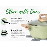 thumbnail of Batterie de cuisine 15 pièces Antiadhésif en Granit vert - Tous feux dont induction Just perfecto JL-787 usage non-intensif Just Perfecto