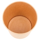 thumbnail of Recipientes Com Tampas 780 Ml 340 + 18 Pe G/M2 Ø 11,6/9,3X11 Cm Natural Kraft (250 Unidades)