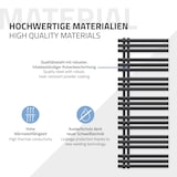 thumbnail of ECD Germany Badheizkörper Iron EM 600x1600 mm Anthrazit | Elektrisch, 900W, Designheizkörper Paneelheizkörper