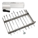 thumbnail of Spießdreher Mangal Aufsatz Edelstahl Sesam 11 Batteriemotor