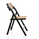 thumbnail of Silla plegable / Silla de comedor TUDELA BAMBOO Bambú / Ratán marrón hjh LIVING