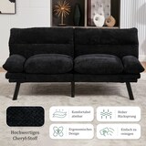 thumbnail of Chenille Zweisitzer Sofa mit verstellbaren Rückenlehnen – ergonomisches Design und hoher Komfort Schwarz