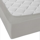 thumbnail of 4er-Set CloudComfort Basic Spannbettlaken silbergrau 90 x 190 - 100 x 200 cm