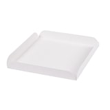 thumbnail of Cuadrados Con Pestañas  15X15X2 Cm Blanco Cartón (250 Unidades)