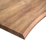 thumbnail of Vacchetti Top tavolo in legno Canberra noce quadro cm80x80x4