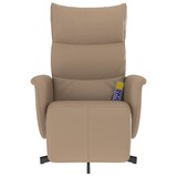 thumbnail of vidaXL Massagesessel mit Fußteil Cappuccino-Braun Kunstleder