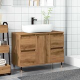 thumbnail of vidaXL Badschrank Artisan-Eiche 80x33x60 cm Holzwerkstoff