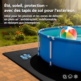 thumbnail of Fitness mat 30x30 cm zwart/24-delige set