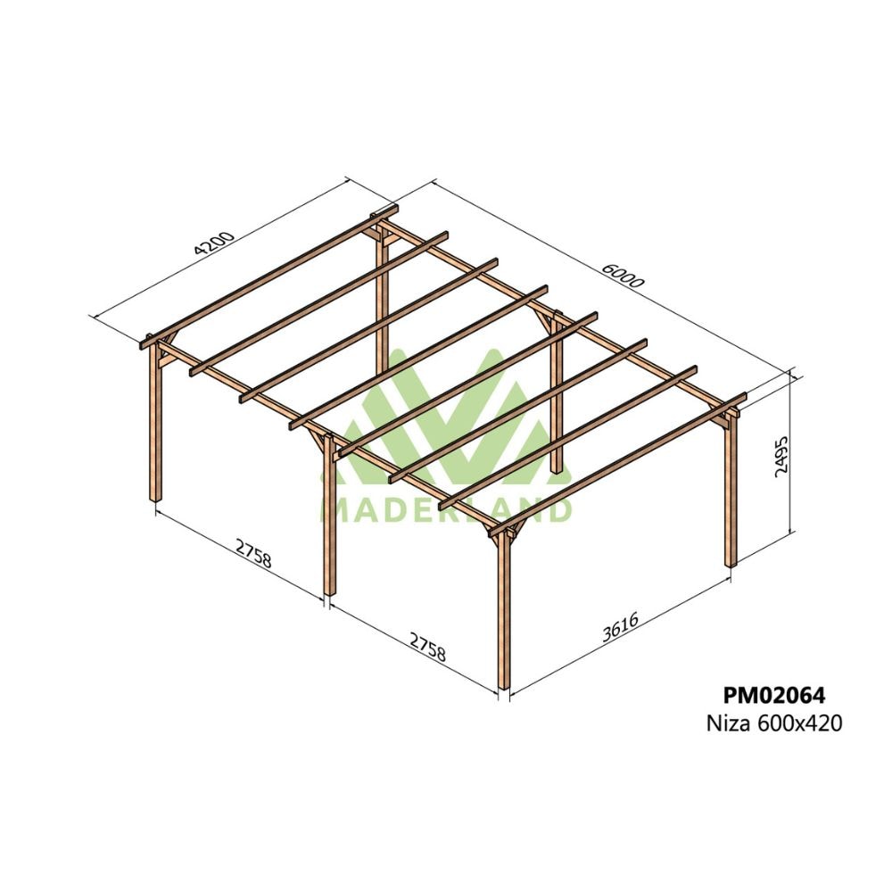 Cochera de Madera Niza (Maderland)