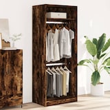 thumbnail of vidaXL Kleiderschrank Räuchereiche 80x50x200 cm Holzwerkstoffs