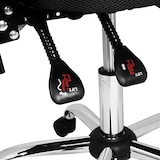 thumbnail of Sillas de oficina con asiento textil color Negro. Modelo Carla