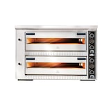 thumbnail of GMG - Pizzaofen PG44 DE - elektrisch - 4+4x Ø33cm | 10kW | 400V - Edelstahl 2 Backkammern