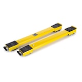 thumbnail of Toolland Rodillos extensibles para muebles, 2 piezas, longitud ajustable de 44.5 cm a 70 cm, capacidad de carga 250 kg