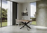 thumbnail of Ausziehtisch 140/400x90 cm Volantis Premium Walnuss Beine anthrazit