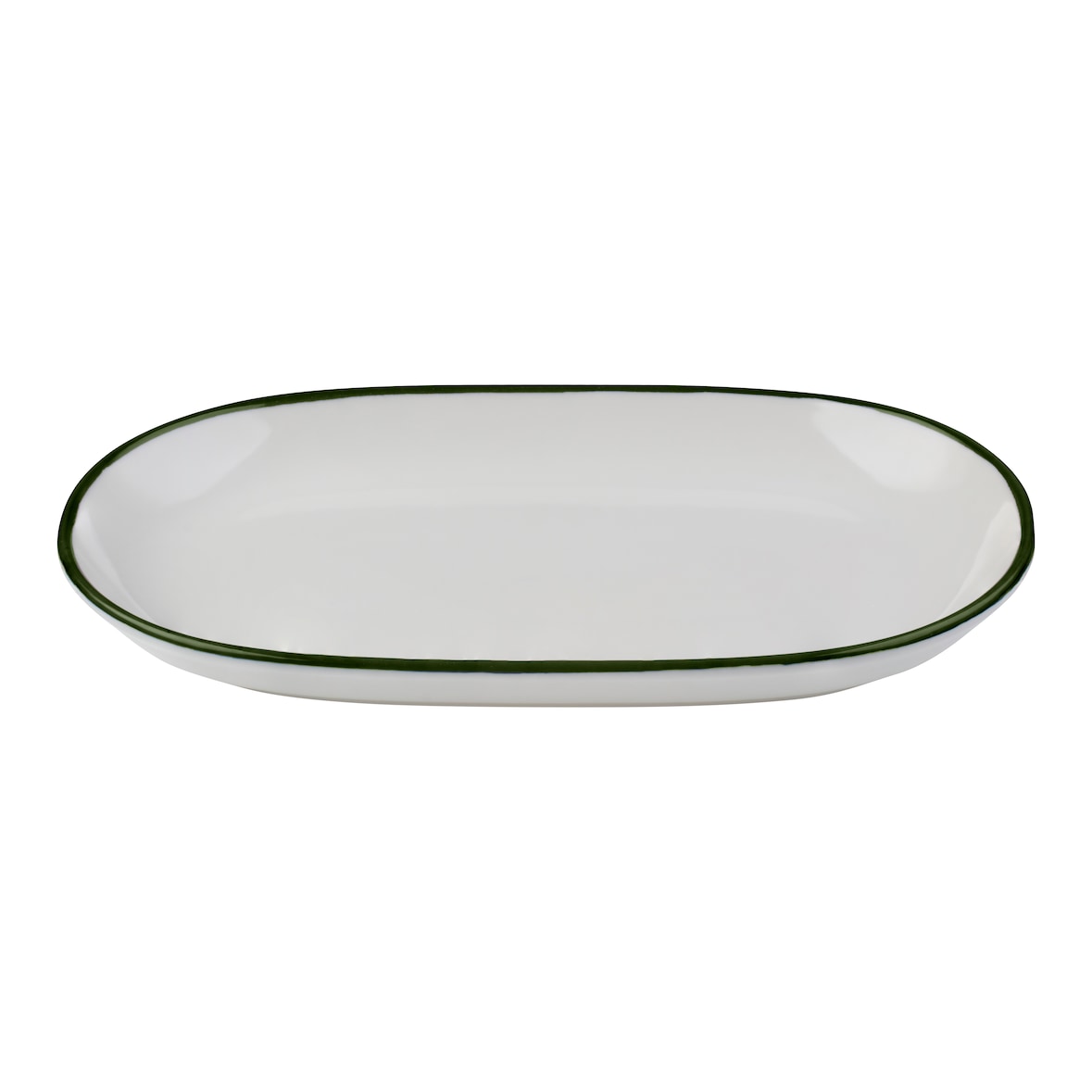 IDFine Modest Green Magnus Oval Platter 23 cm 12 Stück