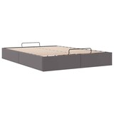 thumbnail of vidaXL Ottoman-Bett ohne Matratze Grau 140x200 cm Kunstleder