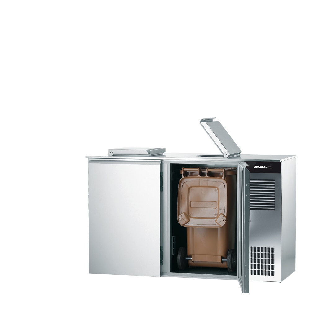 afvalkoeler 2 x 120 l, stekkerklaarıg kwh/24h 1710mm720mm1082mm