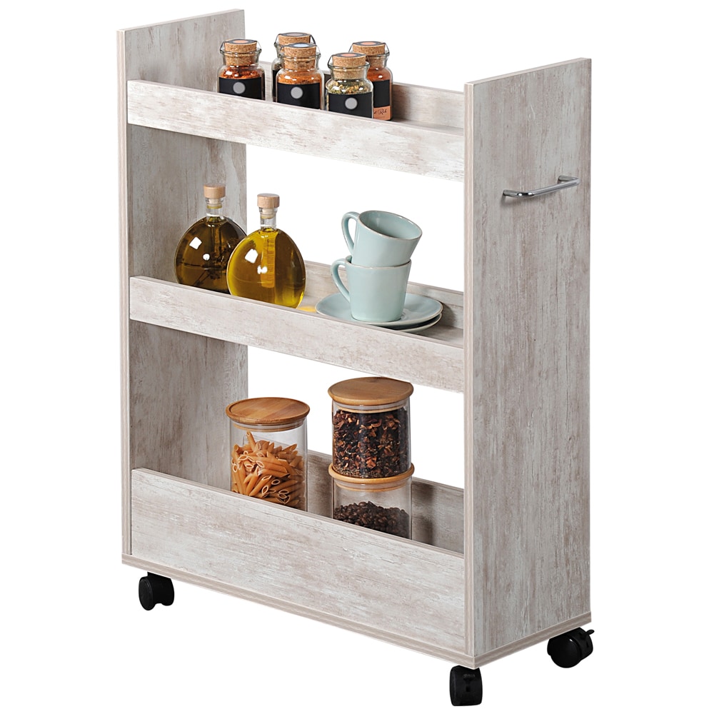 KESPER Nischenregal, weiß gekälkt, FSC