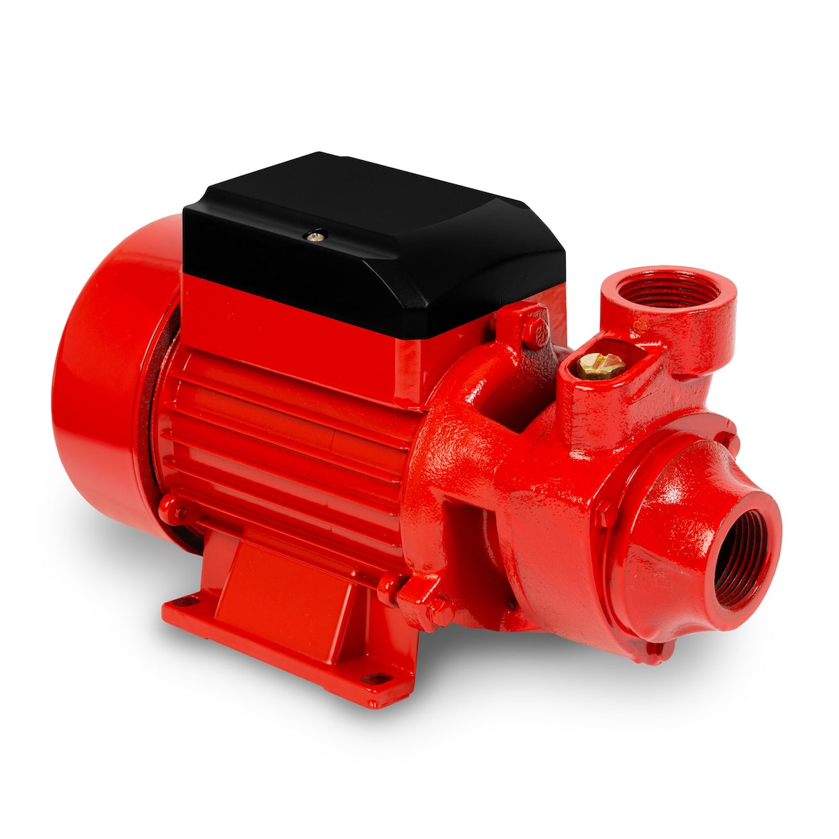 EBERTH Wasserpumpe 1", 750W, 8m Ansaughöhe, 50m Förderhöhe, 2400l/h, selbstansaugend, elektrisch 230V, für klares Wasser