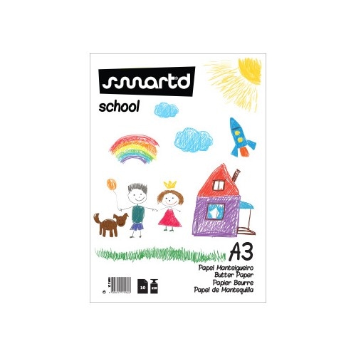 Papel Manteigueiro A3 120g Bloco 10 Folhas