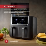 thumbnail of Swiss Home - 2100-W-Heißluftfritteuse mit zwei 3-Liter-Fächern und 8 Kochprogrammen