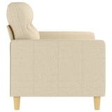 thumbnail of vidaXL 2-Sitzer-Sofa Creme 120 cm Stoff