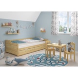 thumbnail of Sofabett zweiter Schlafplatz mit Matratze Bettgestell 90x200 Einzelbett Bettkasten 60.34-09M