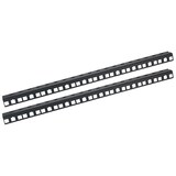 thumbnail of HMF 66803 Rackschiene für Serverschrank, 2 Stück, 10 Zoll, 10 HE, Schwarz