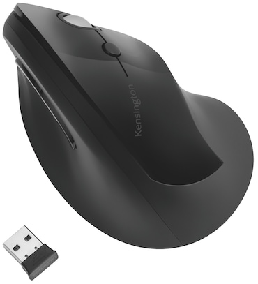KENSINGTON Souris verticale sans fil Pro Fit Ergo, noire, K75501EU