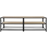 thumbnail of tectake Meuble bas - 161 cm, Bois clair industriel, Chêne Sonoma - 404544