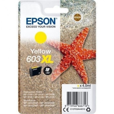 Epson Tintenpatrone C13T03A44010 603XL gelb