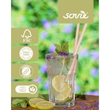 thumbnail of Trinkhalm in Naturbraun aus Papier, Ø 8 mm / 23 cm, 150 Stück in Folienbeutel