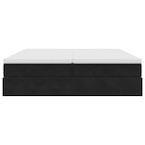 thumbnail of vidaXL Ottoman-Bett mit Matratzen Schwarz 200x200 cm Samt