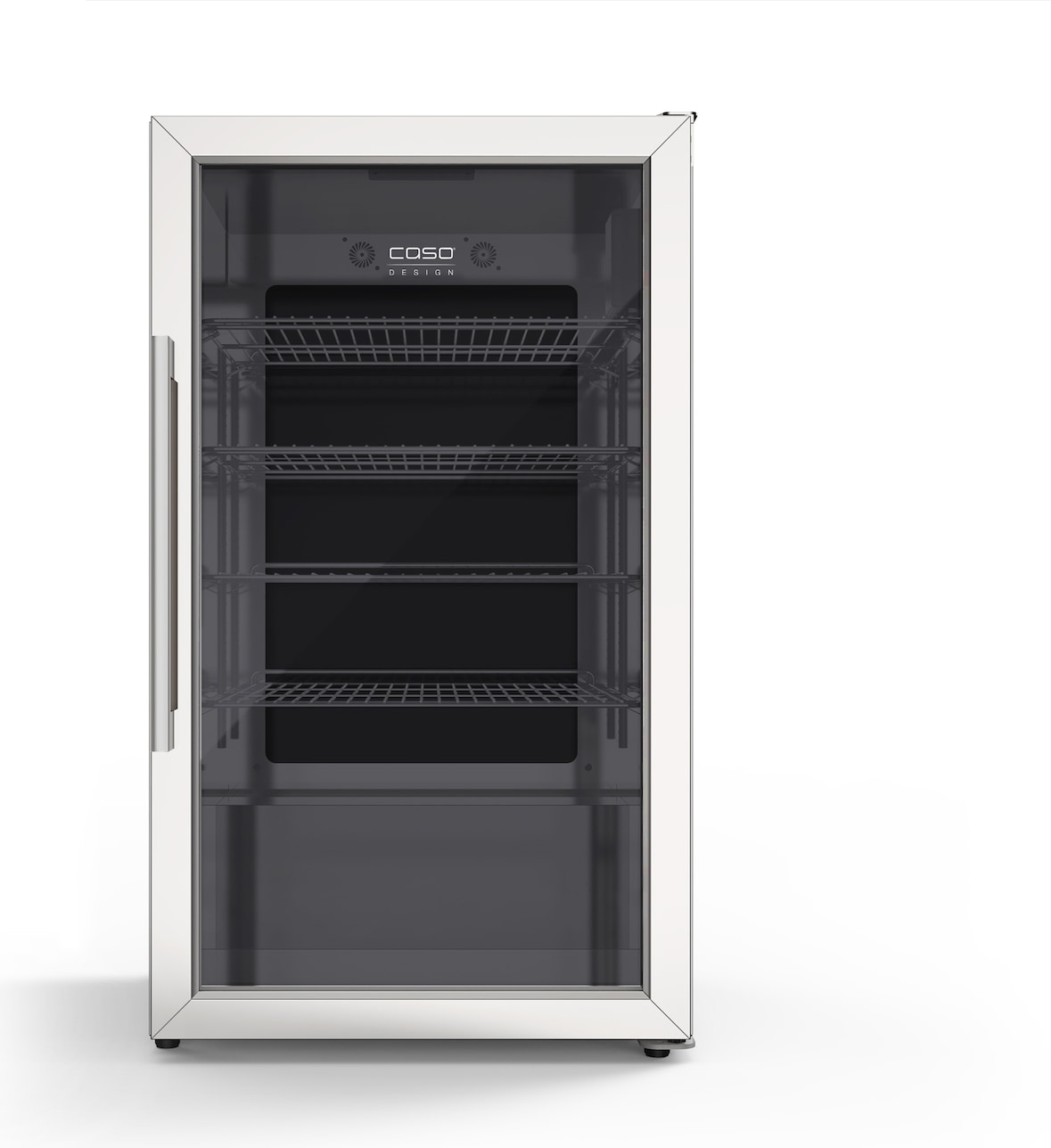 CASO BBQ Cooler L-R - Design Barbecue Cooler mit hochwertigem Edelstahlgehäuse und Kompressortechnik, Stufe 1-6