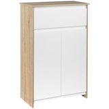 thumbnail of kleankin armario auxiliar de baño con 1 cajón y 2 puertas mueble auxiliar de baño para salón aseo dormitorio estilo moderno antivuelco 60x30x90 cm
