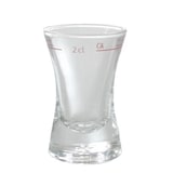 thumbnail of TableRoc 702620 Wachtmeister Schnapsglas, Shotglas, Stamper, 28ml, mit Rotring bei 2cl, Glas, transparent, 24 Stück