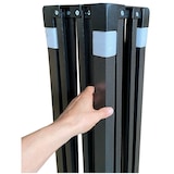 thumbnail of Gazebo 3x4,5m nero certificato IGNIFUGO pieghevole acciaio