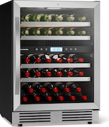 thumbnail of Klarstein VeroSteel Unterbau-Weinkühlschrank | 2 Kühlzonen | 129 Liter | 43 Flaschen | 60 cm Silber