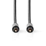 thumbnail of Nedis Optisches Audiokabel - Toslink Stecker - Toslink Stecker - 3.00 m - Rund - Baumwolle - Gun Metal Grau - Verpackung mit Sichtfenster