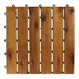 thumbnail of 33x Holzfliesen Akazienfliesen 3 m² Terrasse Balkon Klickfliesen Akazie 30x30 cm