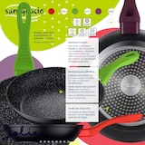 thumbnail of San Ignacio - Batería de cocina Toledo: 3 Ollas con Tapas y Juego de 3 sartenes 20/24/28cm en Acero inox/Aluminio forjado