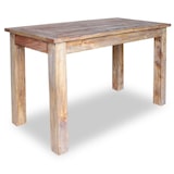 thumbnail of Mesa de comedor de madera maciza de caoba 120x60x77 cm
