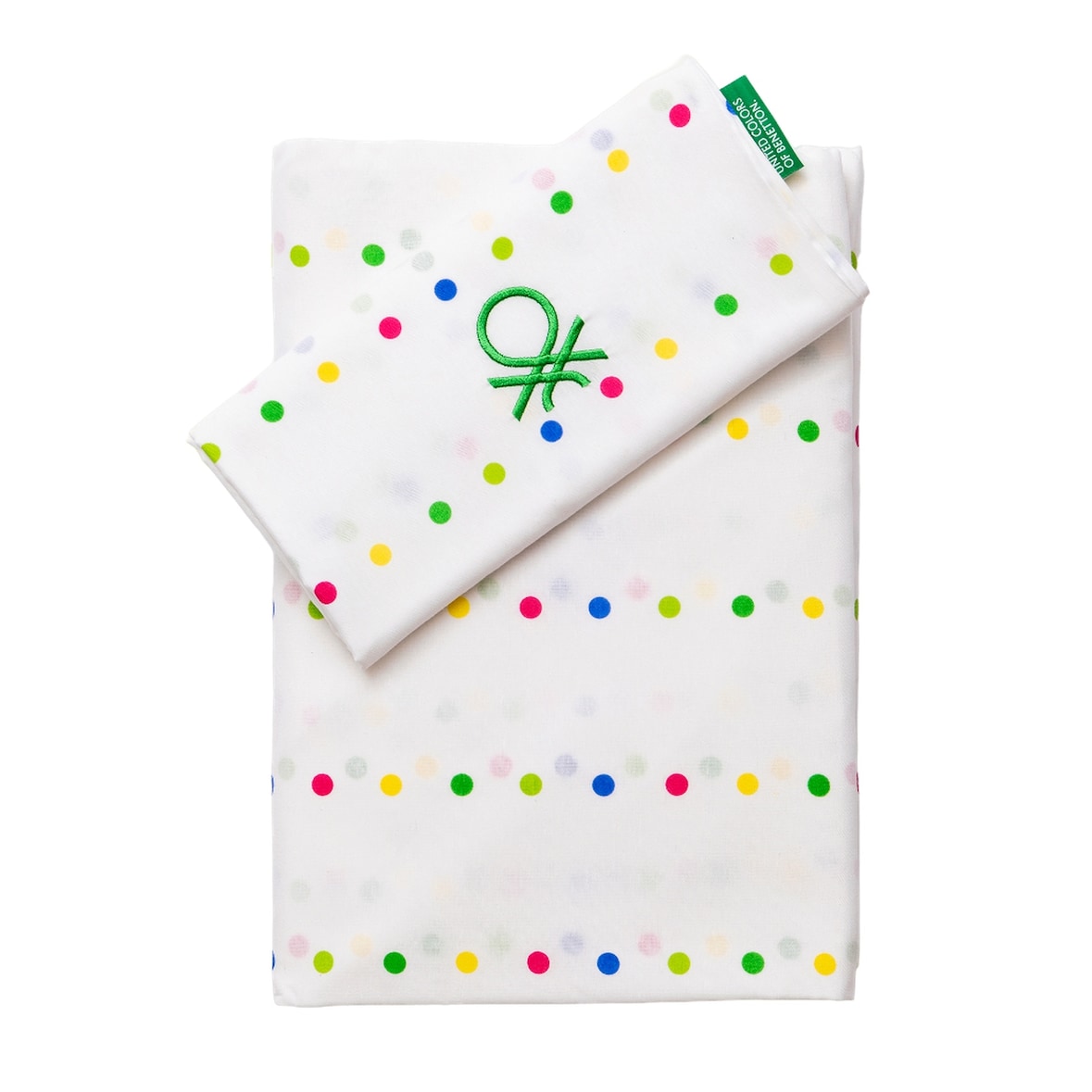 Benetton - Conjunto 3 Peças Cama (Lençol de Baixo 140x200+30cm, Lençol de Cima 240x240cm, Fronha 45x115cm) 70% Algodão + 30% Poliéster