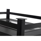 thumbnail of Churrasqueira a etanol 1,5L em aço vermelho e chapa de ferro retangular