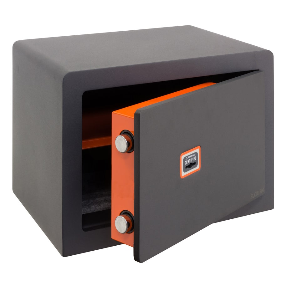 ARREGUI Plus C 180320 Caja fuerte con llave, Caja de seguridad con apertura certificada de llave, para casa y negocio, 25 x 35 x 25 cm, 15L