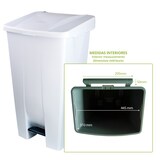 thumbnail of WellHome - Contenedor de Basura Selectivo 120L con 30 Bolsas de basura, Color Blanco