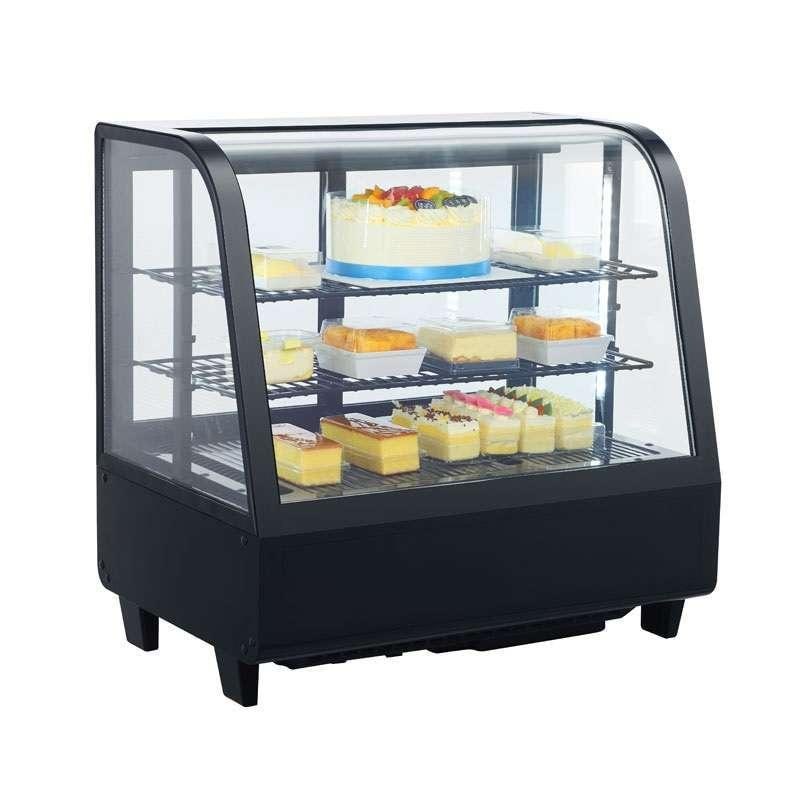 Expositor refrigerado sobre mostrador de 100 litros Negro Pekin XCW-100L-N