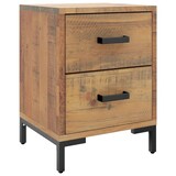 thumbnail of Table de chevet Marron 36x30x45 cm Bois de pin massif