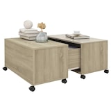 thumbnail of vidaXL Couchtisch Sonoma-Eiche 75x75x38 cm Holzwerkstoff
