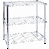 thumbnail of King Home Scaffale cromato in metallo a 3 ripiani cromato